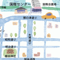 #0340 国際センター周辺マップ