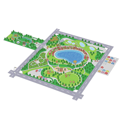 #0059 アイランド花どんたく 園内マップ